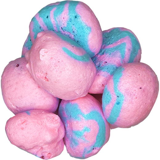 Freeze Dried Cotton Candy Salt Water Taffy Candy