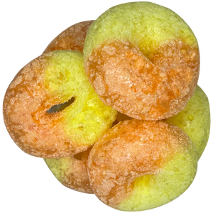 Freeze Dried Peach Rings Candy