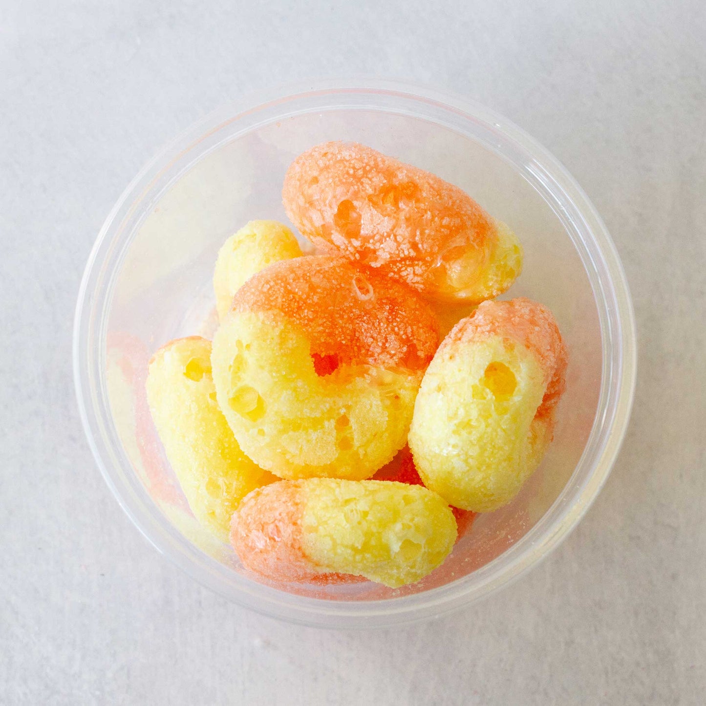 Freeze Dried Peach Rings Candy