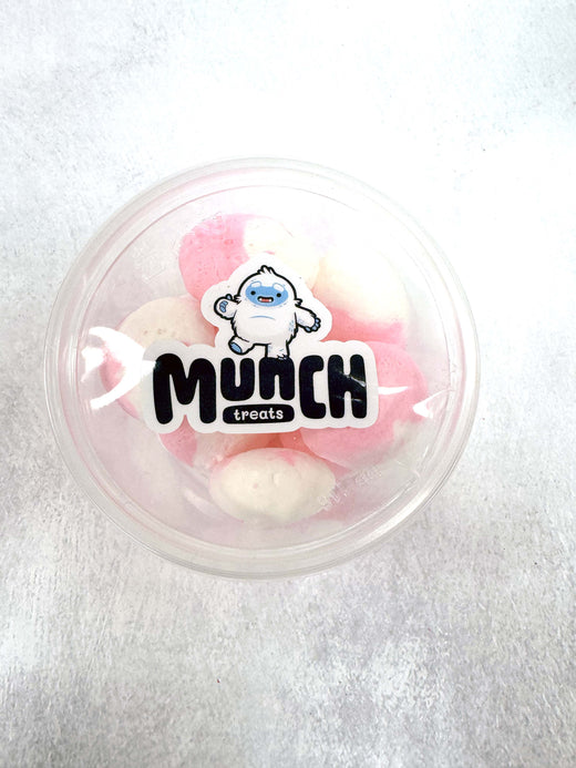 Freeze Dried Strawberries & Cream Salt Water Taffy Candy
