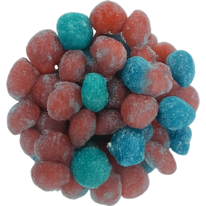 Sour Blue Raspberry Gushers Candy