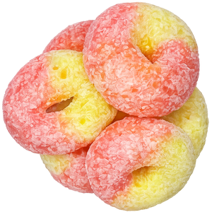 Freeze Dried Strawberry Banana Rings Candy